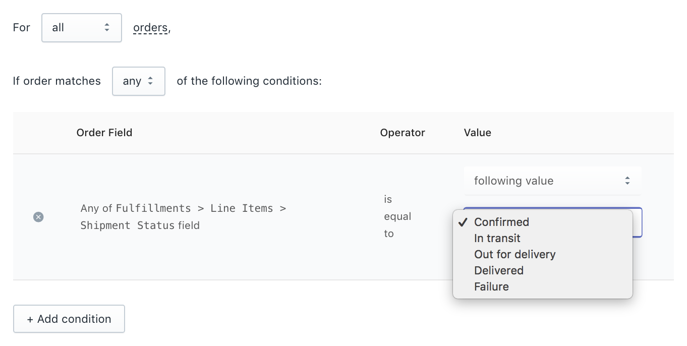 Updates to order fulfillment fields